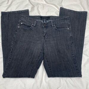 Calvin Klein bootcut flare jeans vintage style black denim Sz 4
